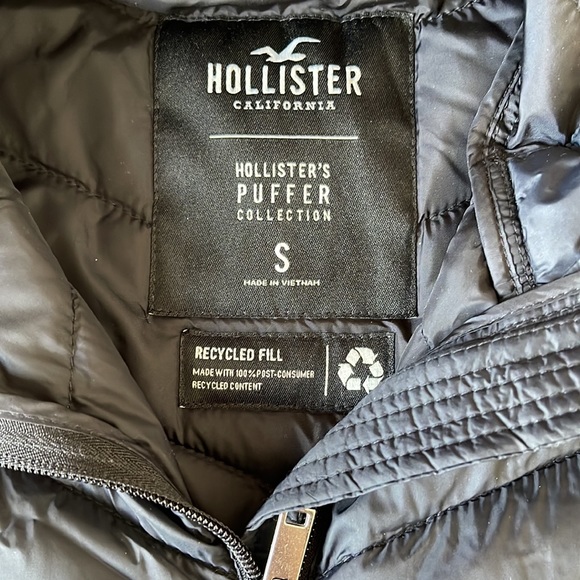 Hollister lightweight puffer jacket long - Picture 3 of 7
